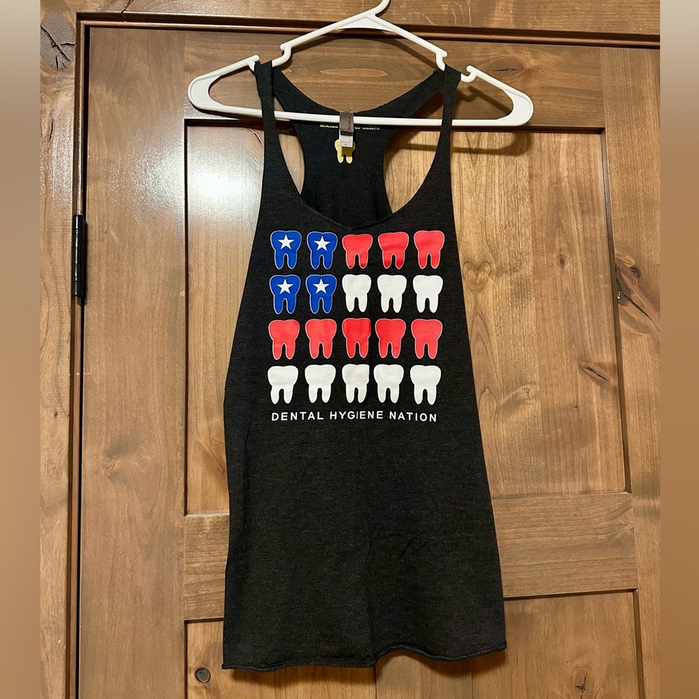 Dental Hygiene Nation Patriotic Tank Top